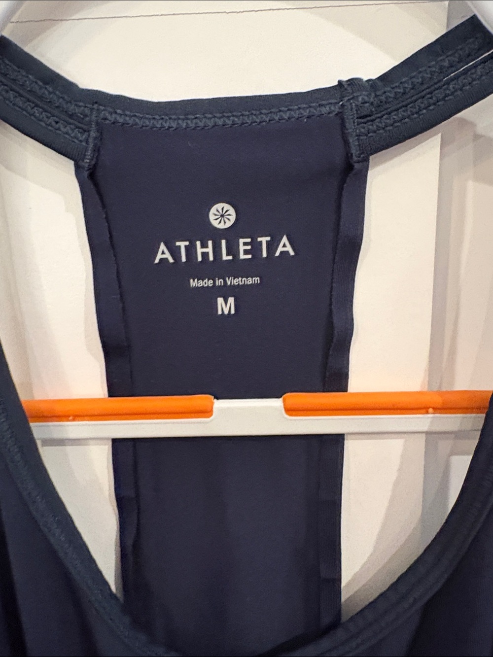 Athleta Navy Racerback Tank - Picture 2 of 2